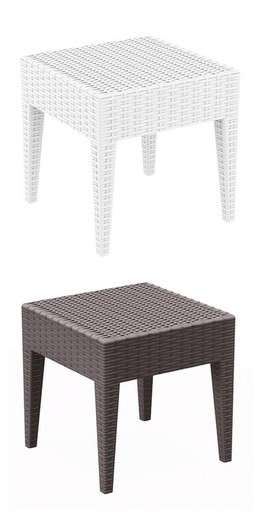 Rattan de mesa lateral injetado Ipanema 45 x 45 x 45 cm