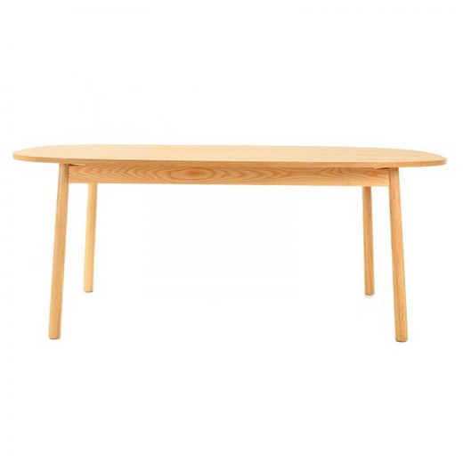 Eettafel Natuurlijk hout (180 x 95 x 72,5 cm) | Beksand-serie