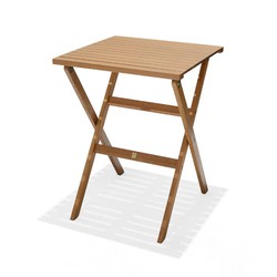 Chillvert Milan Garden Table Wood 56x56x74 cm Square 2 People