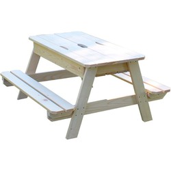 Stół piknikowy dla dzieci Soulet z piaskownicą (910x900x500 mm)