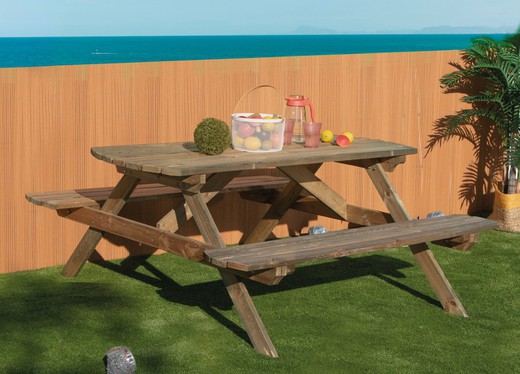 Mesa de picnic Nort Basic 172x159cm