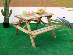 Nort Kids picnic table 90x90cm