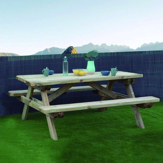 Mesa de piquenique Nort Premium 180x160cm