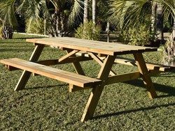 picknicktafel 177x152x71 cm