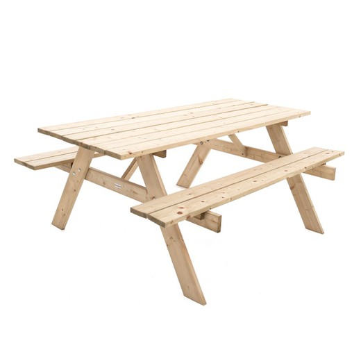 Stół piknikowy z litego drewna 28 mm. Gardiun