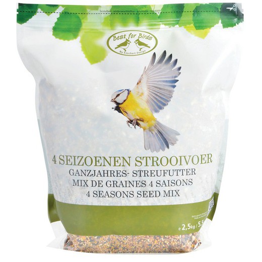 Mélange de graines toutes saisons pour oiseaux sac de 2.5 kg