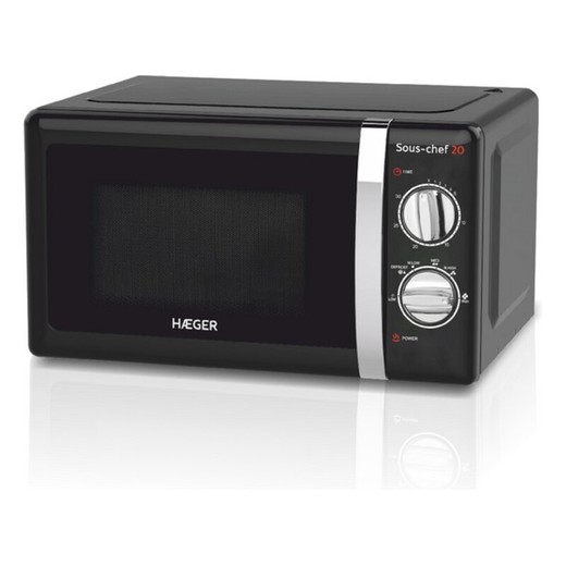 Micro-ondes Haeger Magic Micro 26 Gris 800W : : Cuisine et Maison