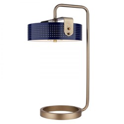 MOHICA Azul - Metal table lamp, Ø36 x H 60 cm