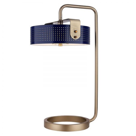 MOHICA Azul - Metal table lamp, Ø36 x H 60 cm