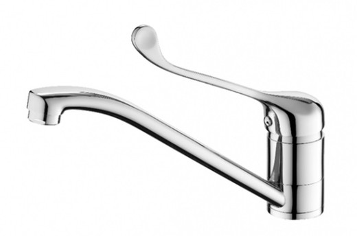 Single-lever Sink Horizontal Spout Dawson Chrome Gerontological