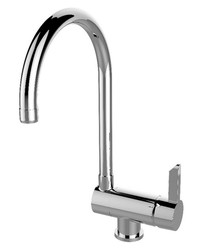 Single Lever Sink High Folding Spout Thurso Chrome Cosmobath