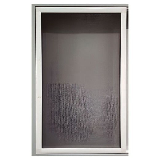 Moustiquaire fixe avec cadre en aluminium (130x70 cm)