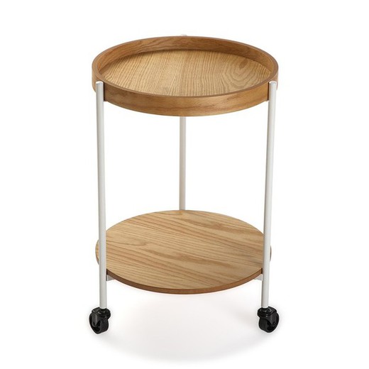 Round MDF Wood Waitress Furniture (40 x 57.5 x 43 cm)