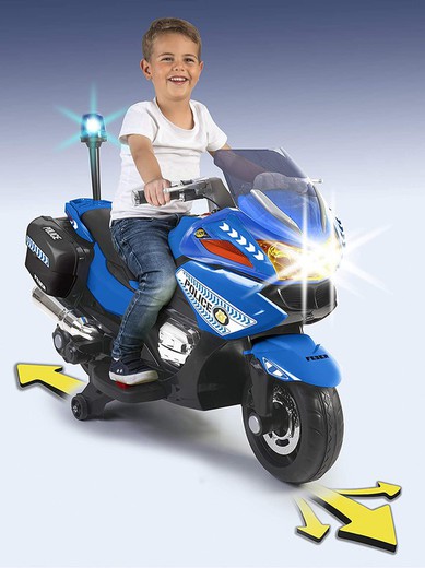 Motocicleta elétrica My Feber Police 12V