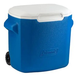 Stiv køler med hjul 28QtPerformance Cooler (26,5L) Hvid og blå Coleman