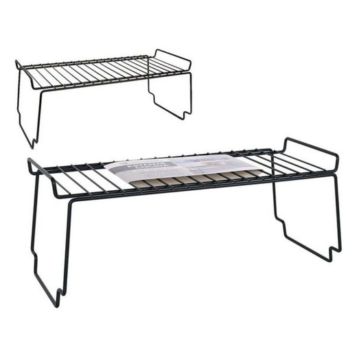 Organizador para Armario de Cocina Confortime Metal Negro (28,5 x 20 x 12 cm)