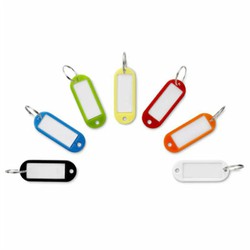 Keychains label holders pack 12