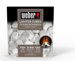 Lot de 22 Cubes Allume-Feux Blancs Weber