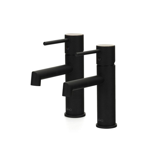 Pack of 2 K2O Lusso Zen single-lever basin taps