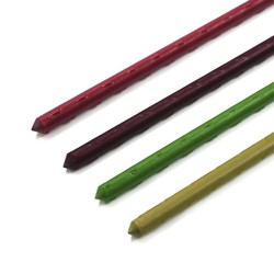 Pack of 3 units of plasticized steel tutor different colors and sizes