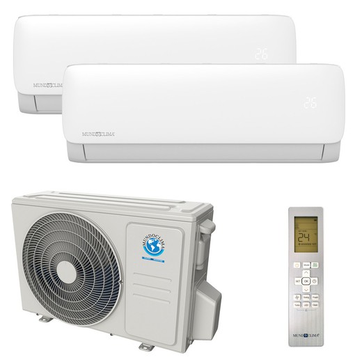 Pack de aire acondicionado de pared 2 x 1 serie H11 Mundoclima (4.1 KW) // (2.05 + 2.05 KW)