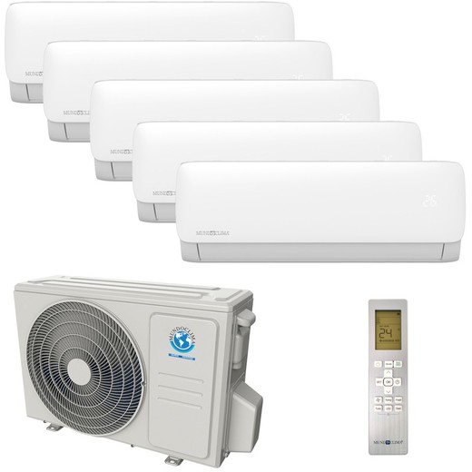 Wall air conditioning pack 5 x 1 H11 Mundoclima series (12.31 KW) // (1.68 + 1.68 + 2.24 + 2.24 + 4.47 KW)