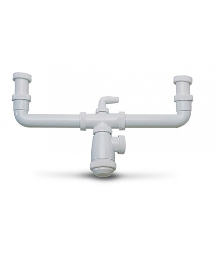 Siphon Double Sink Pack 1 1/2 "40 mm.