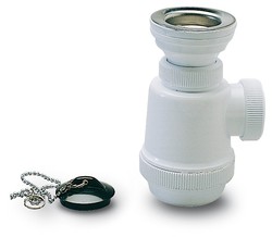 Siphon Pack and 1 1/2 "Basin Valve