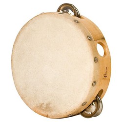 Tambourine natural skin 25 cm