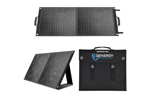 Foldable solar panel for power station GZE100W