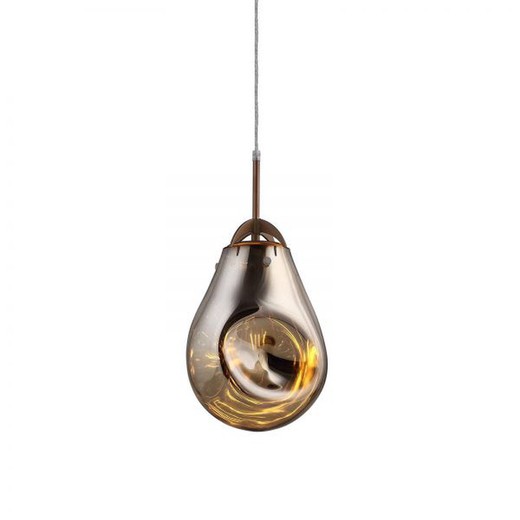 Lampe Suspension Champagne Panist Ø23x30 cm