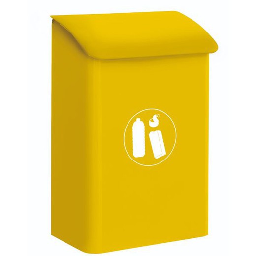 Gele wandbak 30 Lt - containers