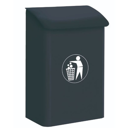 Anthracite Wall Bin 30 Lt