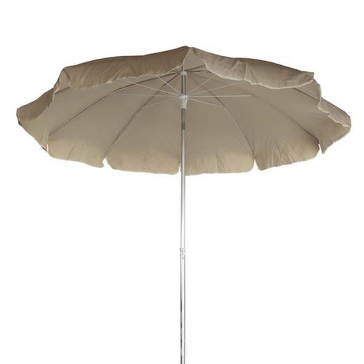 Ombrellone Parasole da Giardino Chillvert Hampton Alluminio Fisso Ø240 Beige