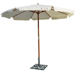 Parasol wood 3m color with pulley