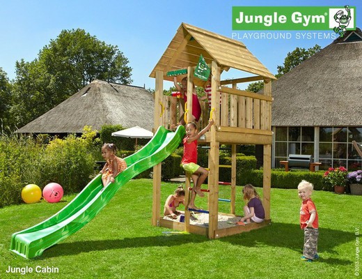 Parque de juegos Jungle Gym Cabin