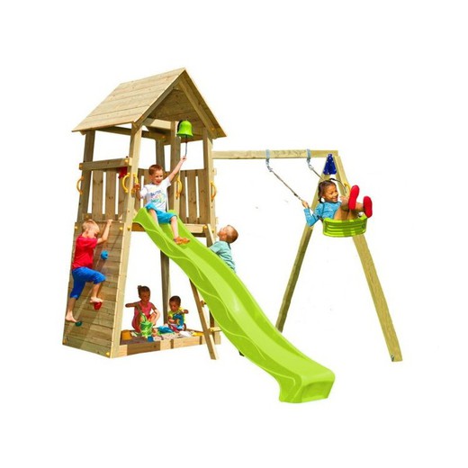 Belvedere Xl Playground With Individual Swing