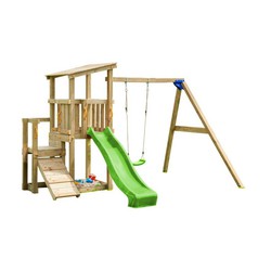 Cascade L Playground With Individual Swing