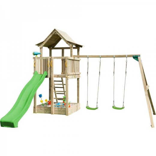 Children's Park Pagoda Xl With Individual Swing