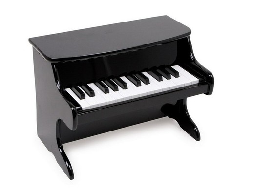 Exclusive child piano black wood