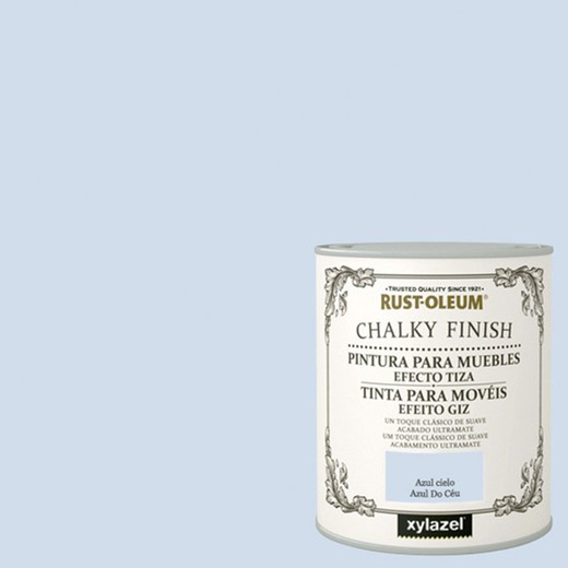 Furniture paint CHALKY FINISH Xylazel Sky blue