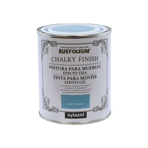 Furniture paint CHALKY FINISH Xylazel Deep blue