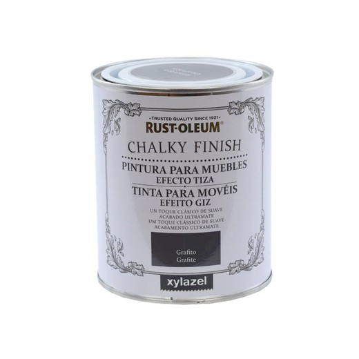 Furniture paint CHALKY FINISH Xylazel Graphite