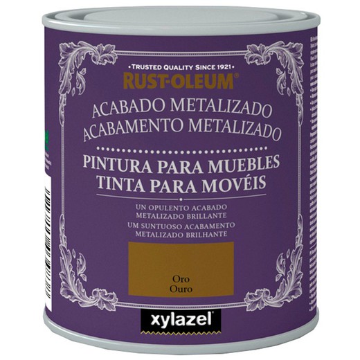 Pintura Metalizada Muebles Xylazel Oro 125 ml. Chalk paint
