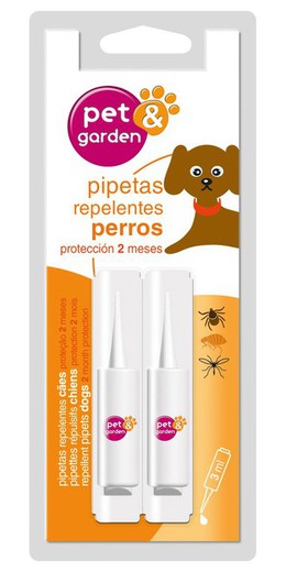 Pipettes insectifuges chiens pack 2 pcs. Fleur