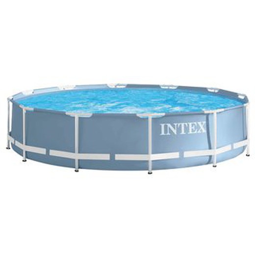 Detachable Pool Tubular Round Intex Prism Frame 366x76 cm 28710 — Brycus