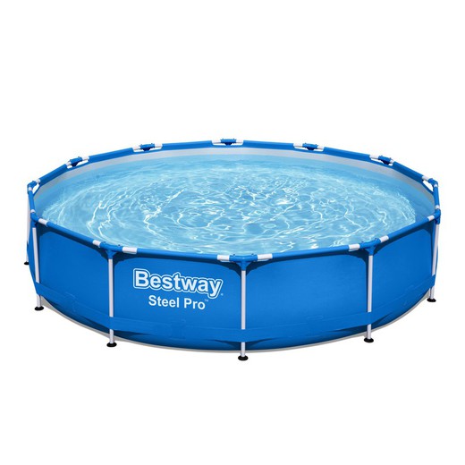 Avtagbar rörformad pool Bestway Steel Pro 366x76 cm