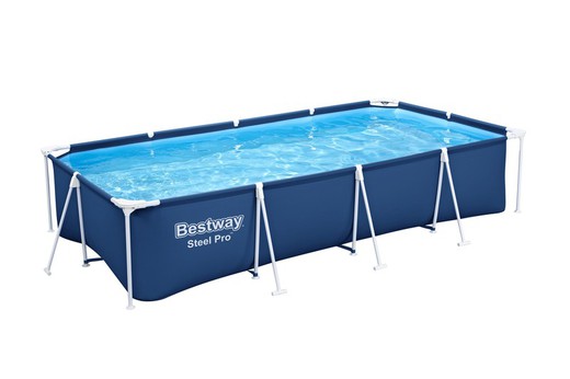 Detachable Rectangular Tubular Pool Bestway Steel Pro 400x211x81 cm