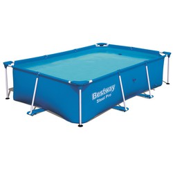 Aftagelig rørformet rektangulær pool Bestway Steel Pro uden renseanlæg 259x170x61 cm