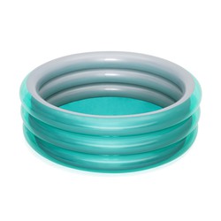 Piscina Inflável Infantil Bestway Big Metallic 3-Ring Pool 170x53 cm